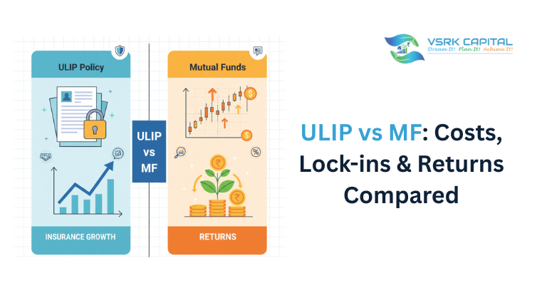 ULIP vs Mutual Fund: Costs, Lock-ins & Returns Compared